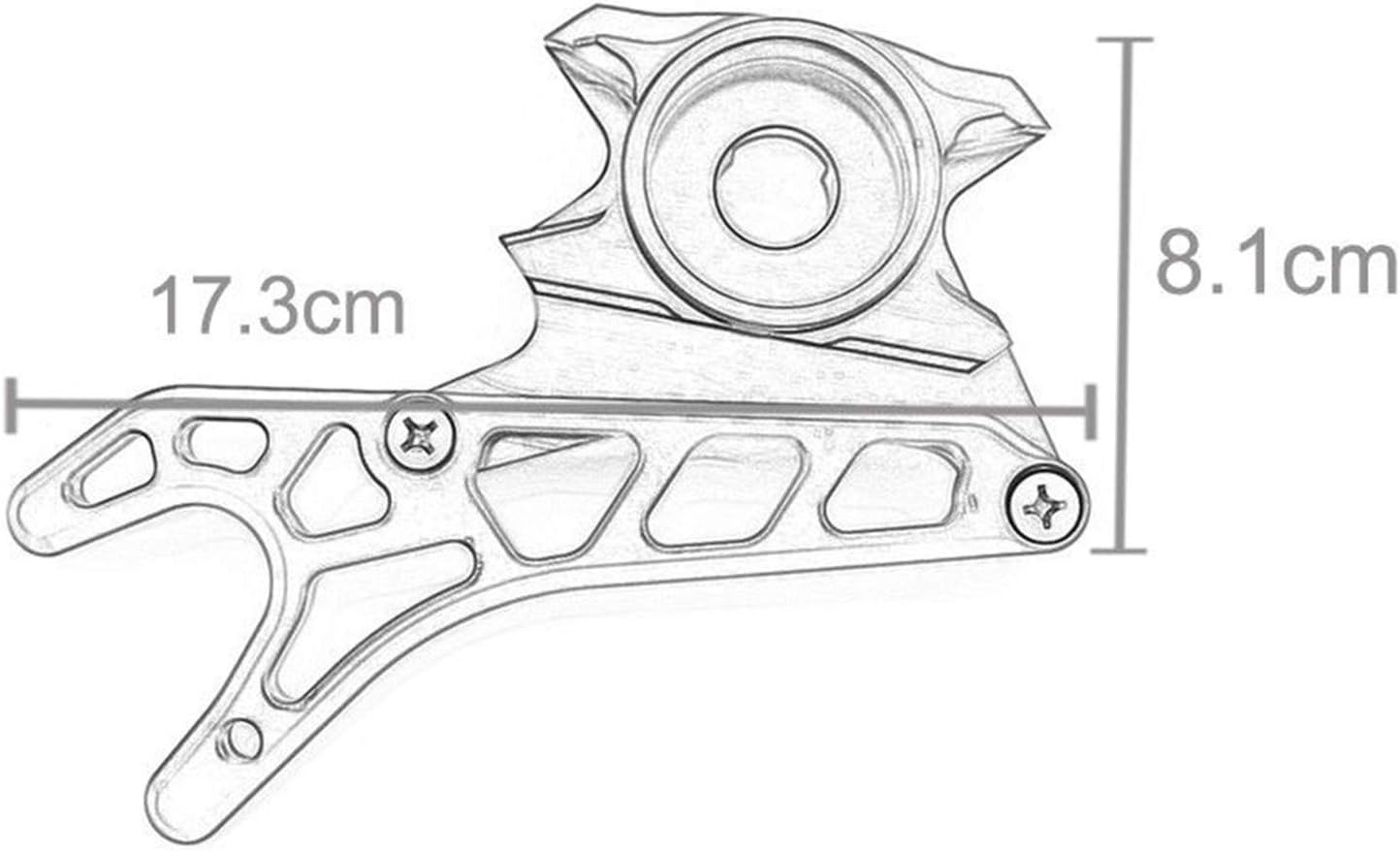 CNC オートバイ後輪車軸スイングアームスタンドピックアップフック